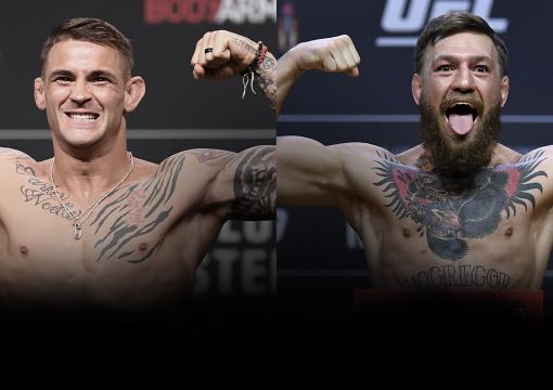 Dustin Poirier & Conor McGregor Weigh In UFC 257