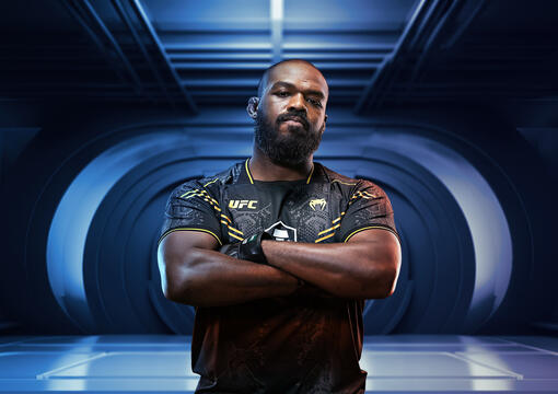 Jon Jones wearing the new Venum UFC Jersey