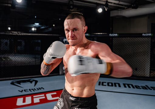 Kai Kara-France trains at the UFC Performance Institute in Las Vegas, Nevada, on June 24, 2025. (Photo by Zac Pacleb/Zuffa LLC)