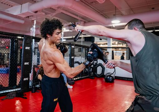 Payton Talbott trains at the UFC Performance Institute in Las Vegas, Nevada, on June 24, 2025. (Photo by Zac Pacleb/Zuffa LLC)