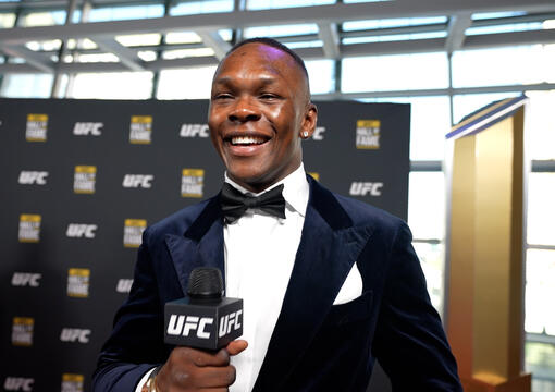 Israel Adesanya Speaks With UFC.com Ahead Of The UFC Hall Of Fame Induction Ceremony In Las Vegas, Nevada, On June 26, 2025