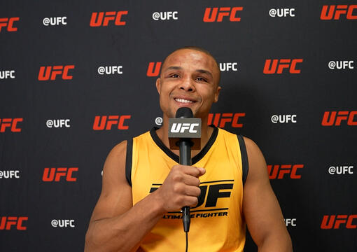 Welterweight Rodrigo Sezinando Reacts With UFC.com After His Semifinal Victory Over Jeff Creighton During The Ultimate Fighter Season 33, Episode 10