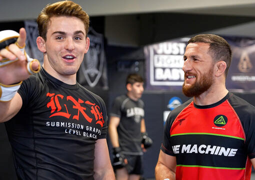 Andrew Tackett and Merab Dvalishvili
