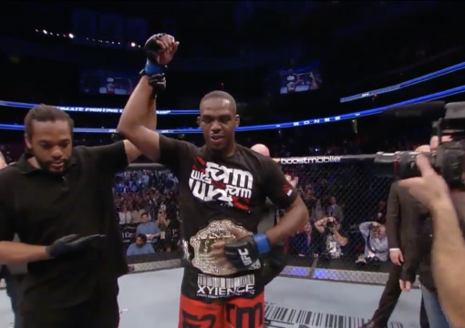 Black History: Jon Jones defeats Mauricio "Shogun" Rua by third-round knockout at UFC 128 to become the youngest champion in UFC history at 23 years old