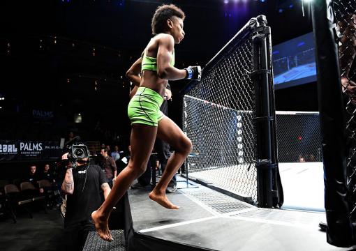 Black History: Angela Hill became the first African American female to compete in the UFC against fellow strawweight Emily Kagan