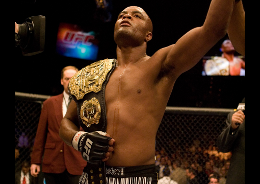 Anderson Silva captures the UFC middleweight championship on October 14, 2006 at UFC 64