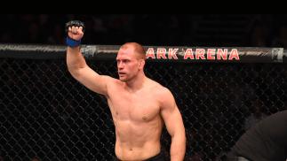 AUCKLAND, NEW ZEALAND - JUNE 11: (L-R) Zak Ottow signals to the crowd after going three rounds against Kiichi Kunimoto of Japan in their welterweight fight during the UFC Fight Night event at the Spark Arena on June 11, 2017 in Auckland, New Zealand. (Photo by Josh Hedges/Zuffa LLC/Zuffa LLC via Getty Images)