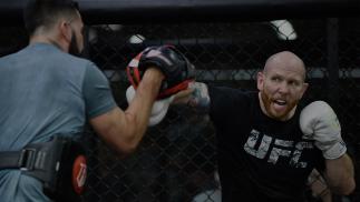 ORLANDO, FL - FEBRUARY 21: Josh Emmett holds an open workout for fans and media at UFC GYM Orlando on February 21, 2018 in Orlando, Florida. (Photo by Jeff Bottari/Zuffa LLC/Zuffa LLC via Getty Images)