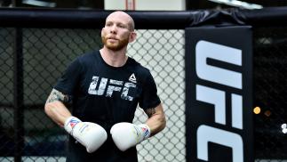 ORLANDO, FL - FEBRUARY 21: Josh Emmett holds an open workout for fans and media at UFC GYM Orlando on February 21, 2018 in Orlando, Florida. (Photo by Jeff Bottari/Zuffa LLC/Zuffa LLC via Getty Images)