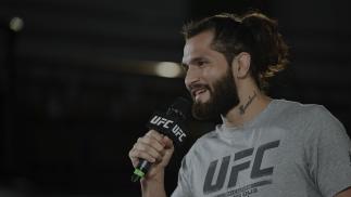 LONDON, ENGLAND - MARCH 13: Jorge Masvidal performs an open workout for fans and media during the UFC Fight Night Open Workouts event at York Hall on March 13, 2019 in London, England. (Photo by Jeff Bottari/Zuffa LLC/Zuffa LLC via Getty Images)