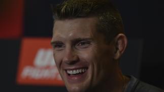 LIVERPOOL, ENGLAND - MAY 25: Stephen Thompson interacts with media during the UFC Ultimate Media Day at BT Convention Centre on May 25, 2018 in Liverpool, England. (Photo by Josh Hedges/Zuffa LLC/Zuffa LLC via Getty Images)