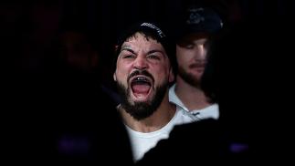DENVER, CO - NOVEMBER 10: Mike Perry enters the arena prior to facing Donald Cerrone in their welterweight bout during the UFC Fight Night event inside Pepsi Center on November 10, 2018 in Denver, Colorado. (Photo by Chris Unger/Zuffa LLC/Zuffa LLC via Getty Images)