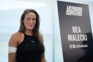 LAS VEGAS, NV - JULY 17: Bea Malecki poses for a photo during the The Ultimate Fighter: Heavy Hitters Cast & Coaches Media Day inside the UFC Performance institute on July 17, 2018 in Las Vegas, Nevada. (Photo by Charli Edwards/Zuffa LLC/Zuffa LLC via Getty Images)