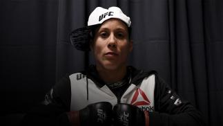 NEW YORK, NY - NOVEMBER 12: Liz Carmouche of the United States prepares for her bantamweight bout against Katlyn Chookagian of the United States during the UFC 205 event at Madison Square Garden on November 12, 2016 in New York City. (Photo by Brandon Magnus/Zuffa LLC/Zuffa LLC via Getty Images)