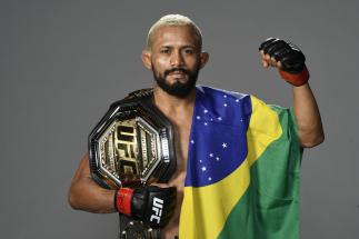 Deiveson Figueiredo of Brazil backstage during the UFC 255 event at UFC APEX on November 21, 2020 in Las Vegas, Nevada. (Photo by Mike Roach/Zuffa LLC)