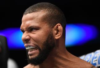 Thiago Santos of Brazil prepares to fight Jan Blachowicz of Poland in their light heavyweight bout during the UFC Fight Night event at O2 Arena on February 23, 2019 in the Prague, Czech Republic. (Photo by Jeff Bottari/Zuffa LLC)