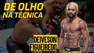 Deiveson Figueiredo em montagem para o quadro De Olho na Técnica
