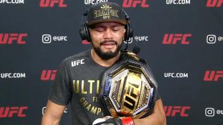 Entrevista pós-luta com Deiveson Figueiredo | UFC 256