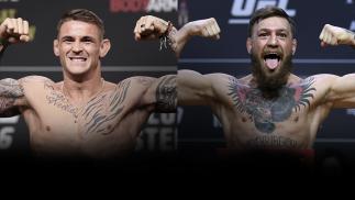 Dustin Poirier & Conor McGregor Weigh In UFC 257