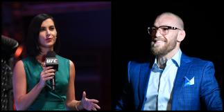 Megan Olivi and Conor McGregor