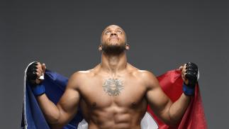 Ciryl Gane of France poses for a portrait backstage during the UFC 256 event at UFC APEX on December 12, 2020 in Las Vegas, Nevada. (Photo by Mike Roach/Zuffa LLC)