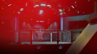 A general view of the Octagon prior to the UFC Fight Night event at UFC APEX on February 20, 2021 in Las Vegas, Nevada. (Photo by Chris Unger/Zuffa LLC)