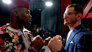 Sean O’Malley plays ping pong; Francis Ngannou shoots hoops. Vicente Luque trains with Gilbert Burns. Heavyweight champion Stipe Miocic dresses for the press ahead of UFC 260.