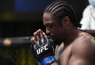 Ryan Spann prepares to fight Johnny Walker of Brazil in their light heavyweight bout during the UFC Fight Night event at UFC APEX on September 19, 2020 in Las Vegas, Nevada. (Photo by Chris Unger/Zuffa LLC)