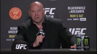 UFC President Dana White Participates In A Press Conference Following UFC 259: Blachowicz vs Adesanya On March 6, 2021.