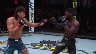 Trevin Jones Sneaks a Strike to TKO Bautista