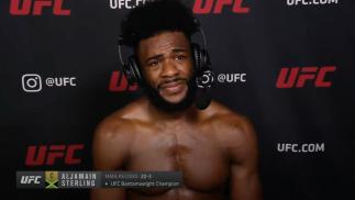 Entrevista pós-luta com Aljamain Sterling | UFC 259
