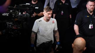Gregor Gillespie walks to the Octagon prior to his lightweight bout against Kevin Lee during the UFC 244 event at Madison Square Garden on November 02, 2019 in New York City. (Photo by Josh Hedges/Zuffa LLC via Getty Images)