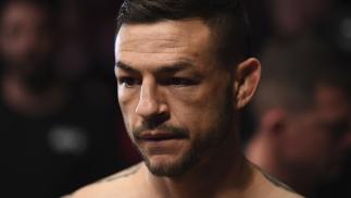 Cub Swanson prepares to enter the Octagon prior to his featherweight bout against Shane Burgos during the UFC Fight Night event at Canadian Tire Centre on May 4, 2019 in Ottawa, Ontario, Canada. (Photo by Jeff Bottari/Zuffa LLC)