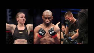 Rose, Kamaru, Valentina Hero Winners UFC 261