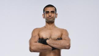 KB Bhullar poses for a portrait during a UFC photo session on April 28, 2021 in Las Vegas, Nevada. (Photo by Mike Roach/Zuffa LLC)