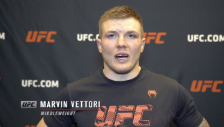 Marvin Vettori Reacts With UFC.com After His Unanimous Decision Victory Over Middleweight Kevin Holland At UFC Fight Night: Vettori vs Holland on April 10, 2021