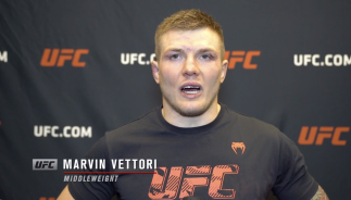 Marvin Vettori Reacts With UFC.com After His Unanimous Decision Victory Over Middleweight Kevin Holland At UFC Fight Night: Vettori vs Holland on April 10, 2021