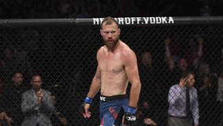 Donald Cerrone reacts after the conclusion of his lightweight bout against Al Iaquinta during the UFC Fight Night event at Canadian Tire Centre on May 4, 2019 in Ottawa, Ontario, Canada. (Photo by Jeff Bottari/Zuffa LLC)