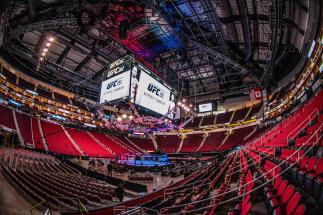 Octógono do UFC 262 em Houston, nos Estados Unidos
