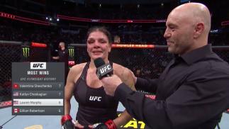Watch Lauren Murphy's Octagon Interview With Joe Rogan After Her Victory Over Joanne Calderwood At UFC 263