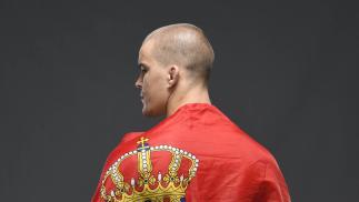 : Dusko Todorovic of Serbia poses for a post fight portrait backstage during the UFC Fight Night event inside Flash Forum on UFC Fight Island on October 04, 2020 in Abu Dhabi, United Arab Emirates. (Photo by Mike Roach/Zuffa LLC via Getty Images)