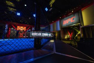 Octógono do UFC Apex no UFC Vegas 29