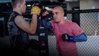 Duško Todorović trains at the UFC Performance Institute on June 3, 2021. (Photo by Zac Pacleb)