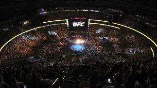 A general view of the arena during the UFC 200 event on July 9, 2016 at T-Mobile Arena in Las Vegas, Nevada. (Photo by Ed Mulholland/Zuffa LLC)