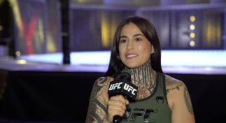 Montserrat Conejo Talks To UFC News At The UFC Apex, July 2021