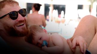 jan blachowicz with child