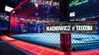 Octógono do UFC 267 em Abu Dhabi