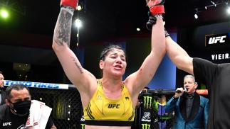 Ketlen Vieira vence Miesha Tate na luta principal do UFC Vegas 43
