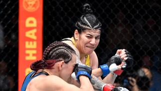 Ketlen Vieira é a segunda lutadora com mais vitórias no peso-galo desde 2016