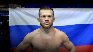 Petr Yan of Russia prepares to fight Cory Sandhagen in the UFC interim bantamweight championship fight during the UFC 267 event at Etihad Arena on October 30, 2021 in Yas Island, Abu Dhabi, United Arab Emirates. (Photo by Chris Unger/Zuffa LLC)